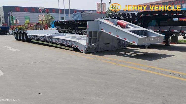 80 Ton Detachable Gooseneck Trailer for Sale in Chile  JERRY VEHICLE2.jpg