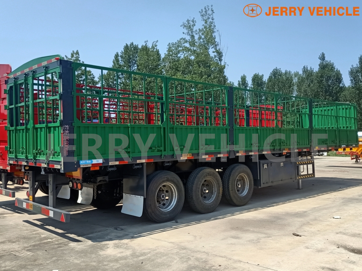 4 axle cargo transport trailer