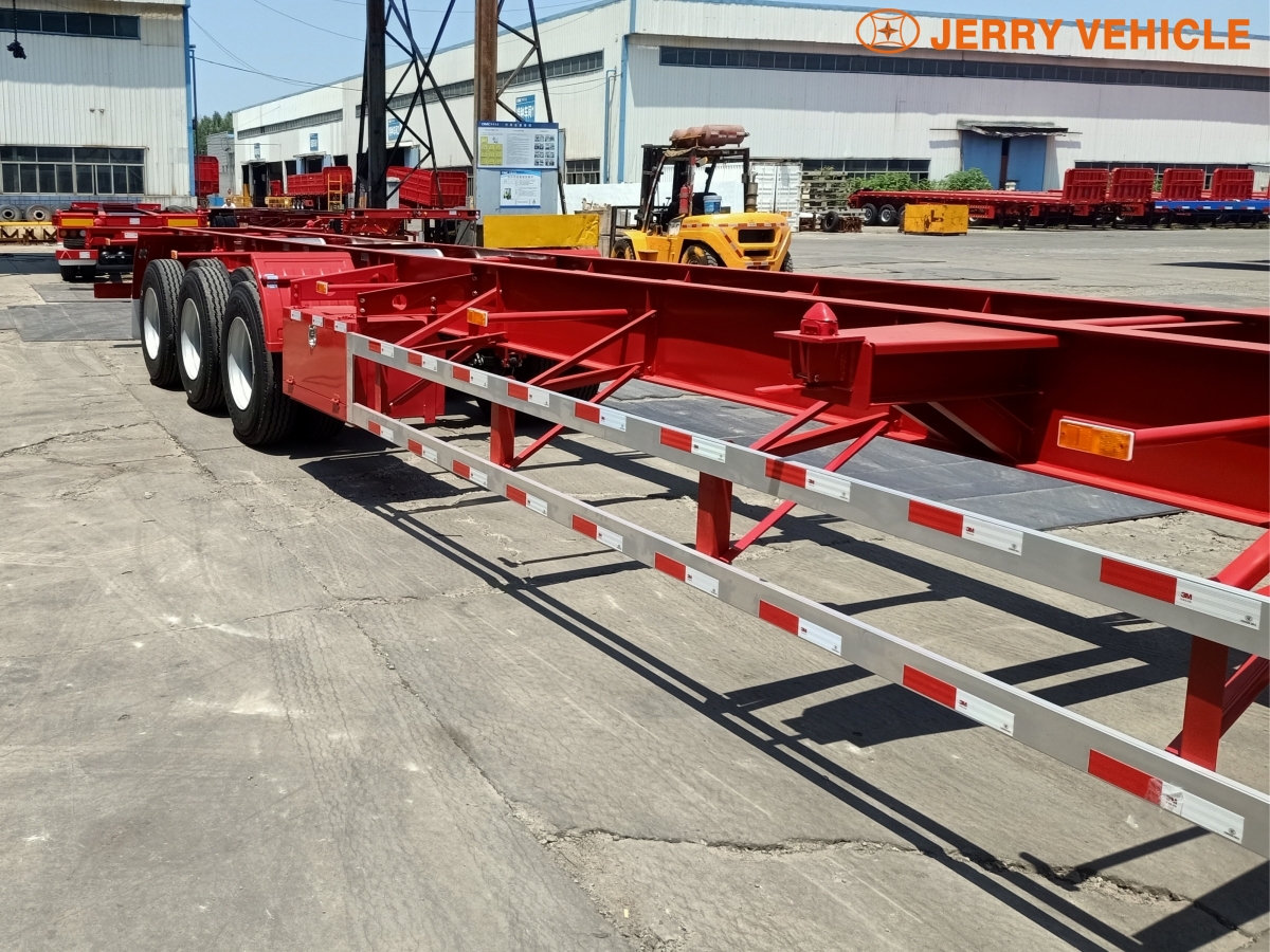 20 ft Container Chassis Trailer Feedback from South Africa