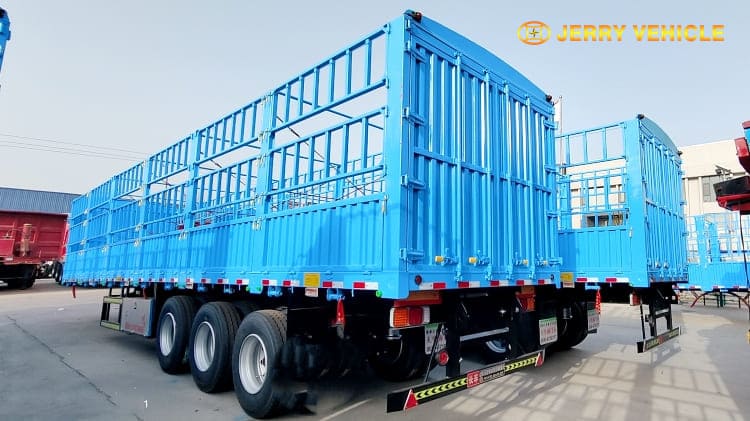 60 Ton Fence Cargo Trailer will be export to Mozambique