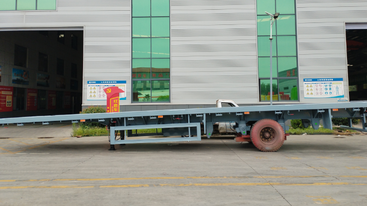 120 Ton Lowbed Trailer Truck Ready Ship to Zimbabwe