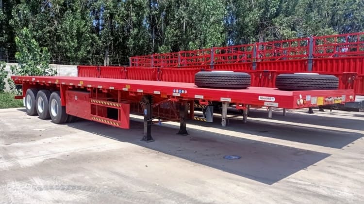 120 Ton Lowbed Trailer Truck Ready Ship to Zimbabwe